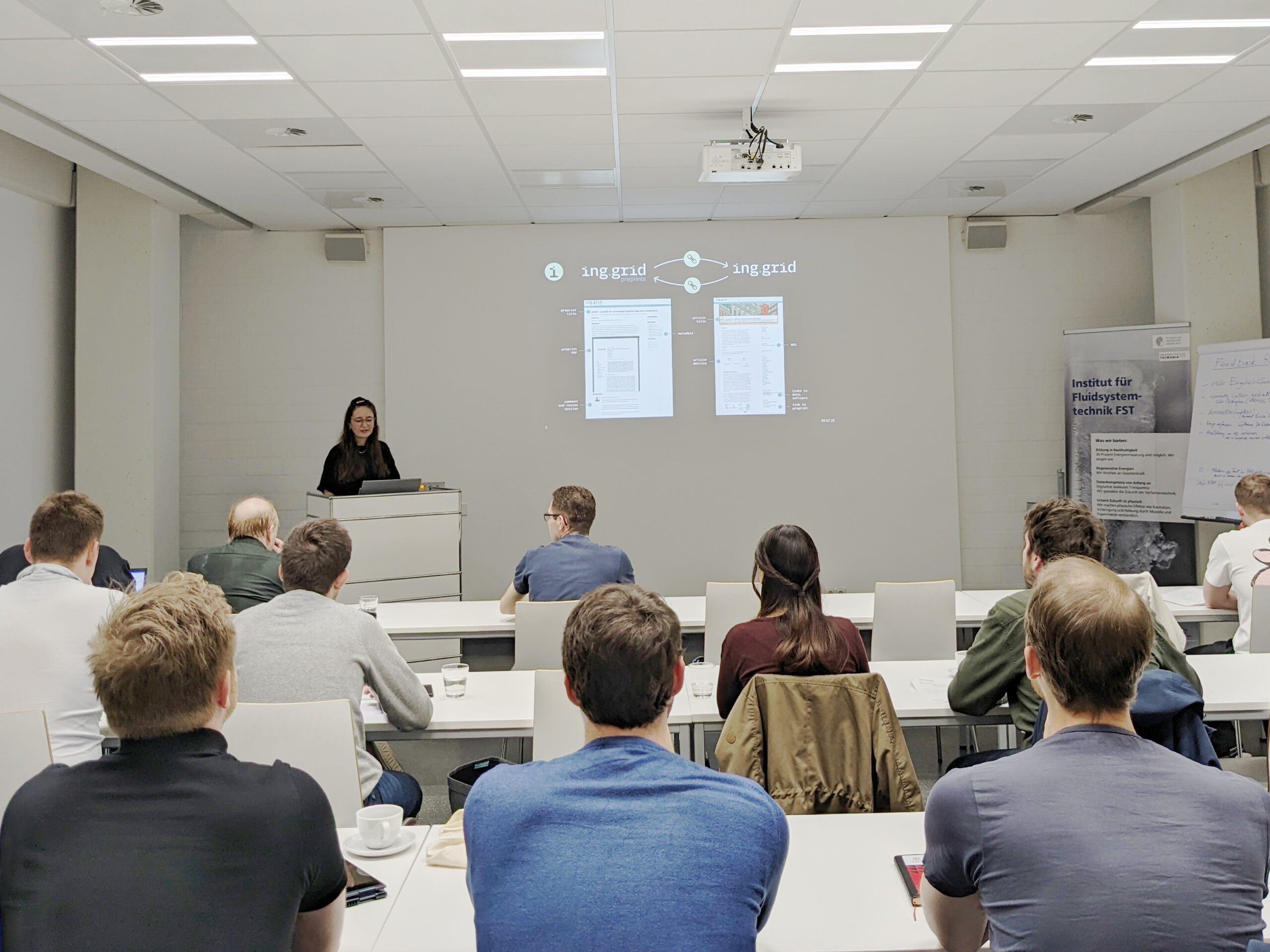 On the last day, Agnes Kleinhans introduced the journal ing.grid.