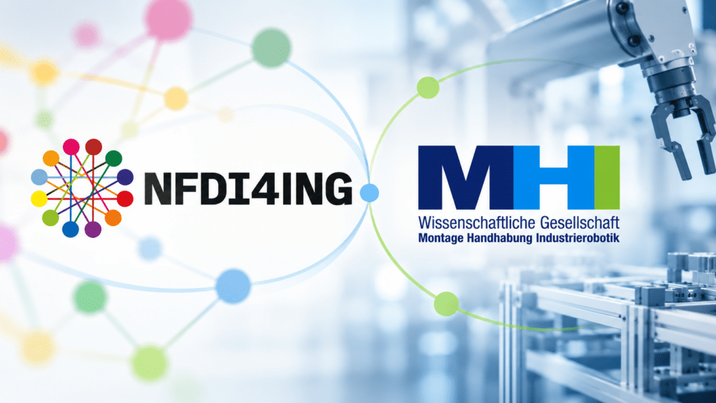 NFDI4ING and MHI e.V. Logos side by side.